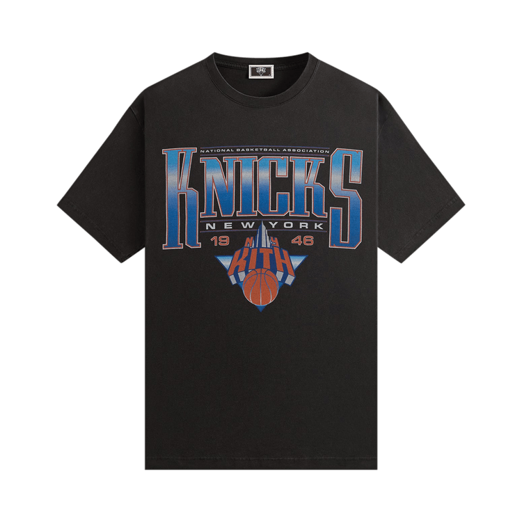 Kith For The New York Knicks Luster Vintage Tee "Black"