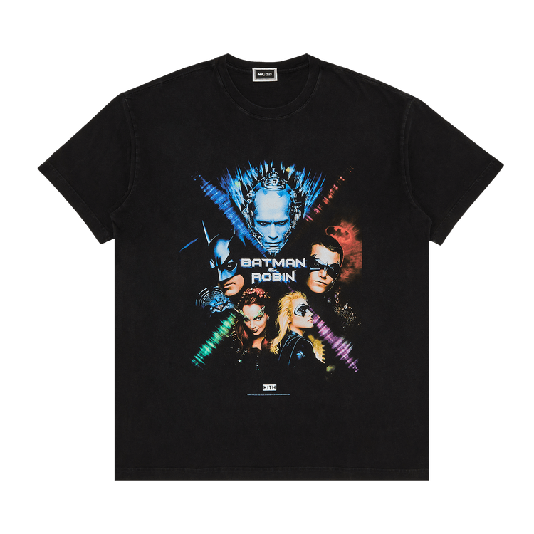Kith x Batman Batman and Robin Vintage Tee "Black"