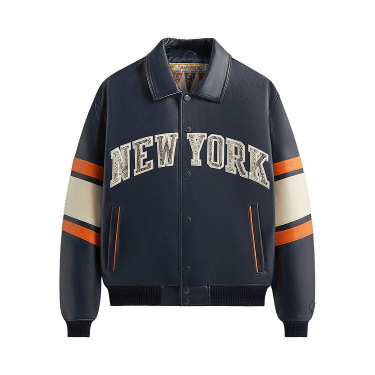 Kith & AVIREX For The New York Knicks Legend Jacket "Navy"