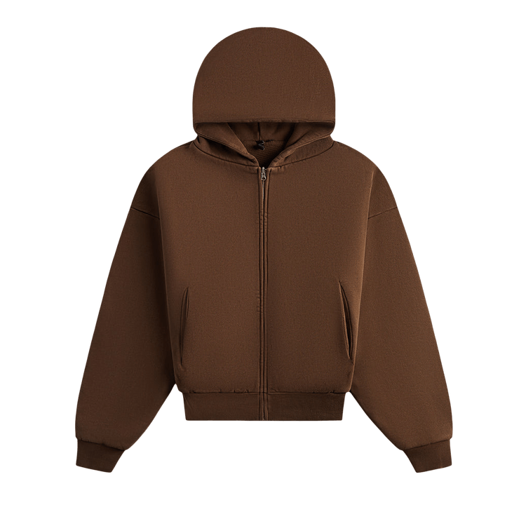 Entire Studios Thermal Hoodie "Brunette"