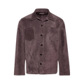 Bode Suede Overshirt "Prple"