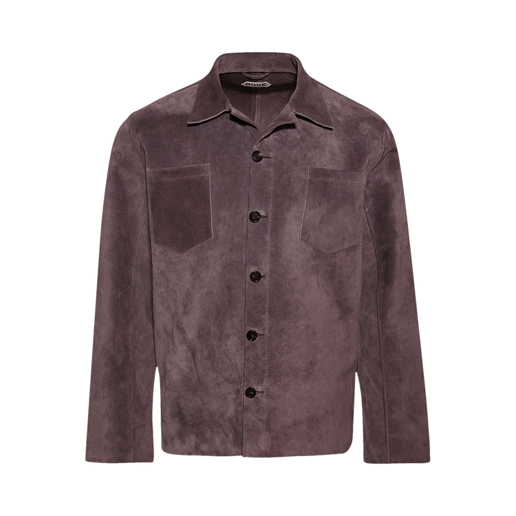 Bode Suede Overshirt "Prple"