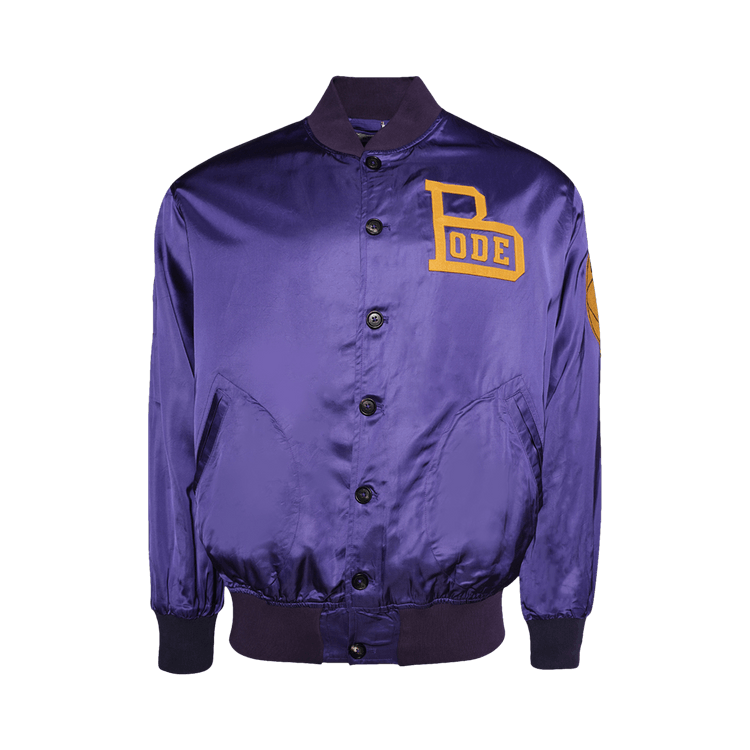 Bode Athlete's Rally Jacket 'Purple/Multicolor'