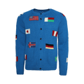 Bode Round The World Cardigan "Blue"