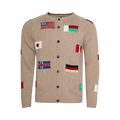 Bode Round The World Cardigan "Tan"