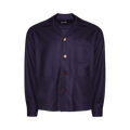 Bode Aubergine Overshirt "Plum"