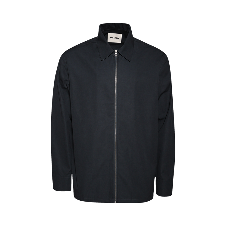 Jil Sander Zip Long-Sleeve Shirt "Uniform Grey"