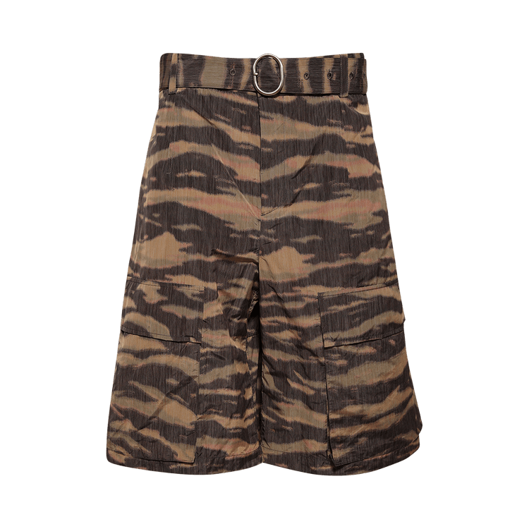 Jil Sander Belted Shorts "Camouflage"