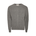 Jil Sander Wool Cashmere Crewneck Knit Top "Smoke"