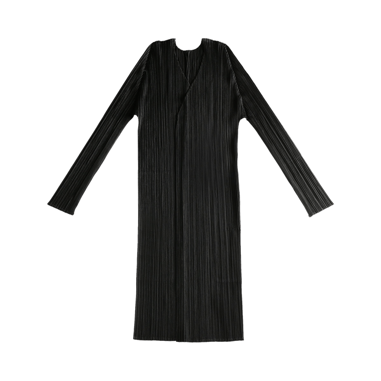 Pleats Please Issey Miyake Basics Coat "Black"