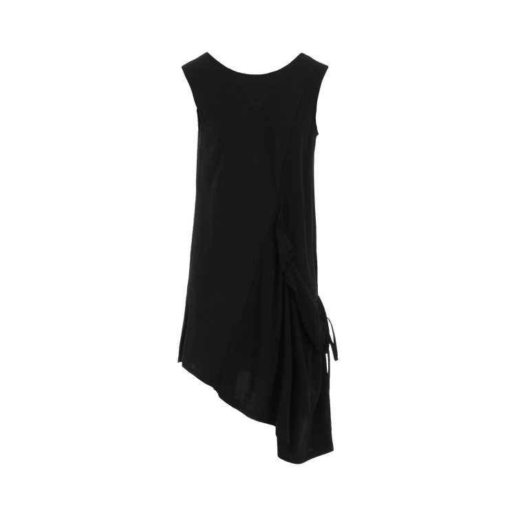 Y's Sleeveless Asymmetrical Tunic 'Black'