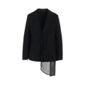 Y's Left Doubled Jacket 'Black'