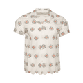 Bode Floral Aperture Short-Sleeve Shirt "White/Multicolor"
