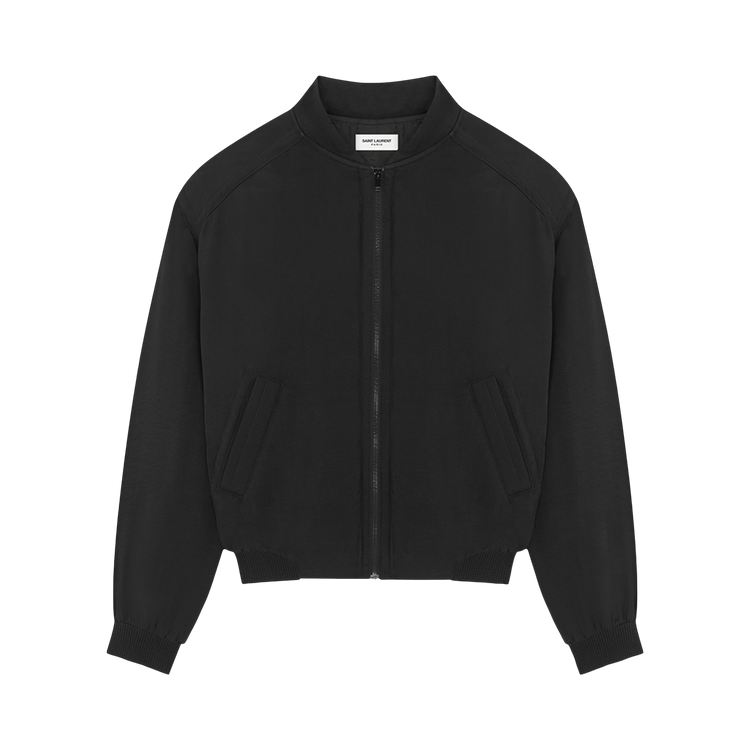 Saint Laurent Teddy Bomber Jacket "Black"