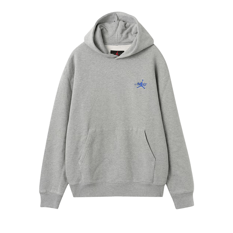 Air Jordan x Awake NY Fleece Hoodie "Dark Grey Heather/Game Royal"