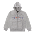 Stussy Dot Sport Zip Hoodie "Ash Heather"