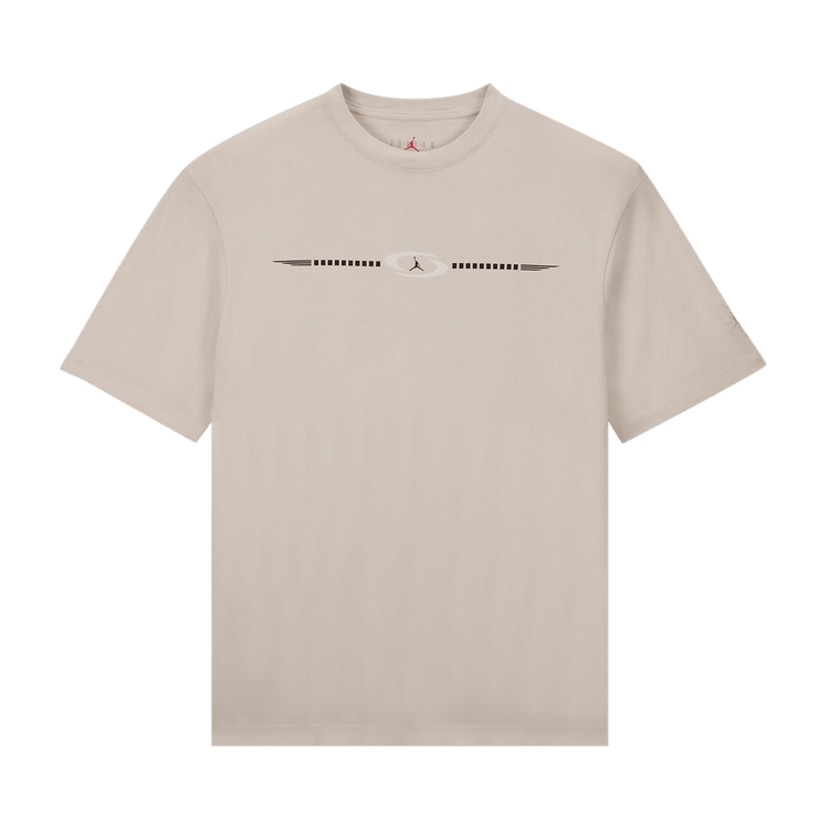 Air Jordan x Travis Scott Logo Tee "Light Bone"