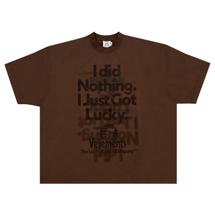 Cactus Jack by Travis Scott x Vetements Lucky Tee "Brown"