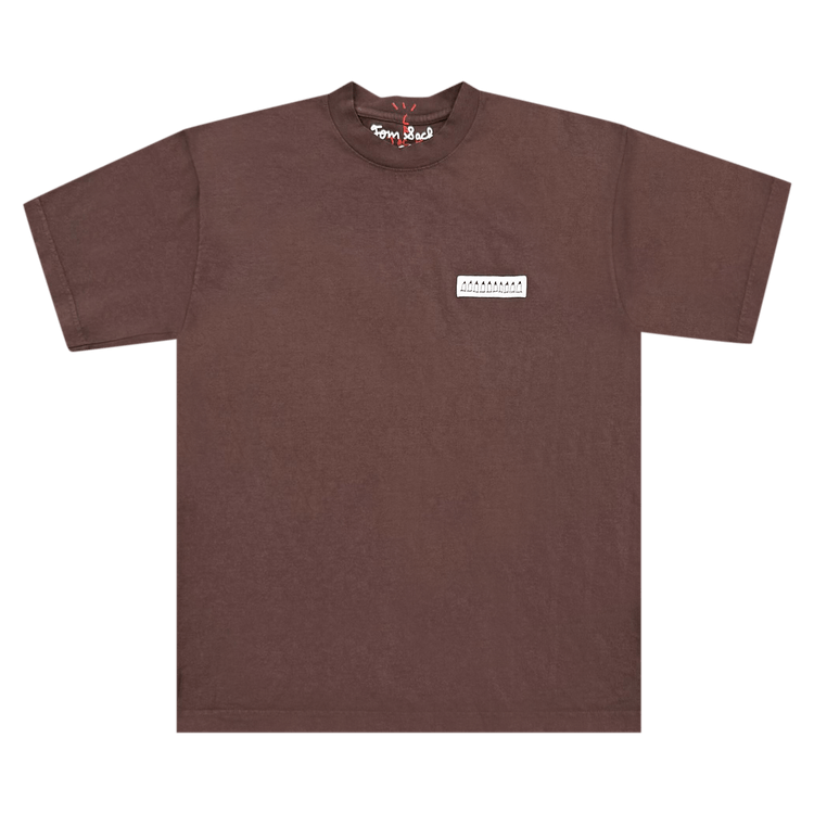 Cactus Jack by Travis Scott x Tom Sachs Ten Bullets Tee "Brown"