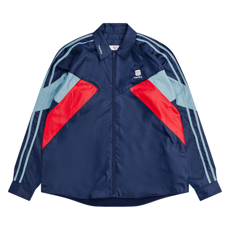 Martine Rose Shirt Track Jacket "Blue Navy"