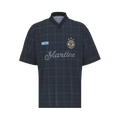 Martine Rose Football Shirt "Black/Tartan"
