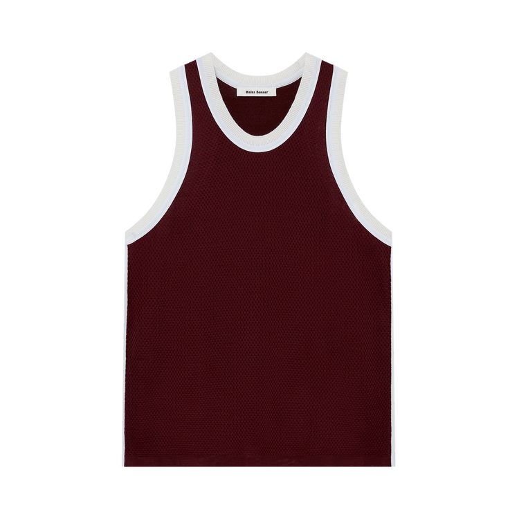 Wales Bonner Rio Tank Top "Bordeaux"
