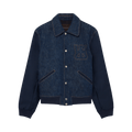 Wales Bonner Echo Denim Varsity Jacket "Denim Indigo"