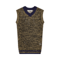 Wales Bonner Shade Knit Vest "Navy/Yellow"