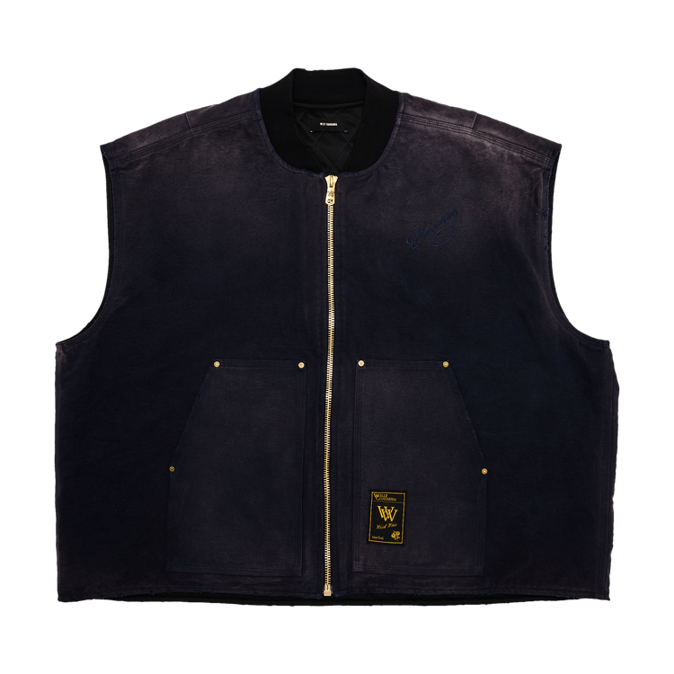 Willy Chavarria Stockton Vest "Peacoat"
