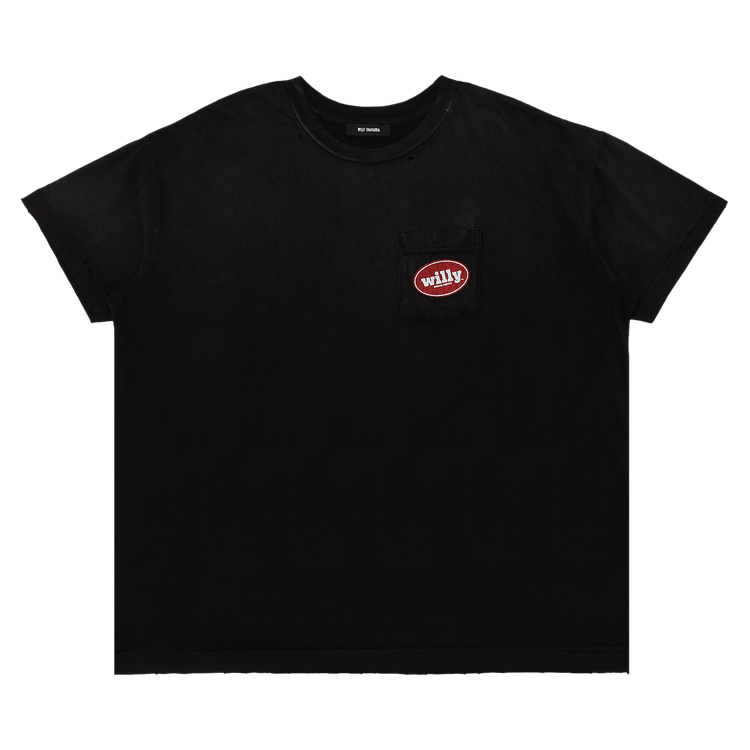 Willy Chavarria Chorizo Destroyed Easy Tee "Washed Black"