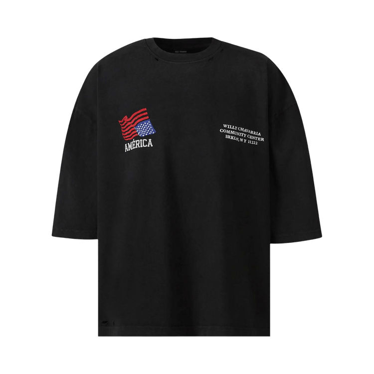 Willy Chavarria America Community Center Buffalo Tee "Black"
