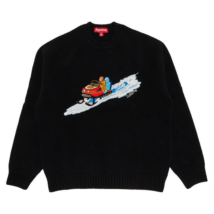Supreme Snowmobile Sweater "Black"