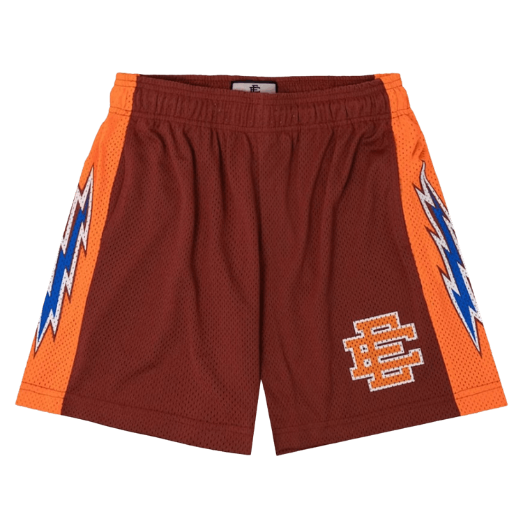 Eric Emanuel Basic Shorts "Maroon/Orange"