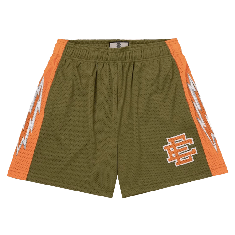 Eric Emanuel Basic Shorts "Olive/Orange"