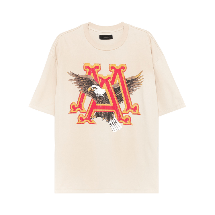Amiri Vintage MA Eagle Oversized Tee "Alabaster"