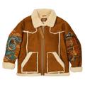 Palace x Ugg Shearling Jacket "Chestnut"