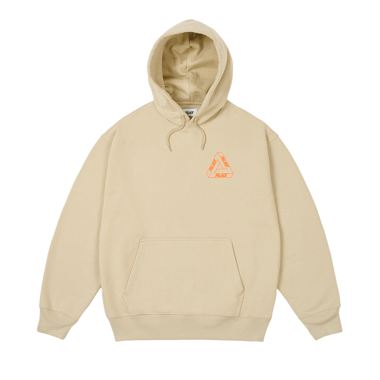 Palace Glow Tri-Ferg Hood "Stoney Grey"