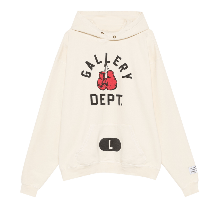Gallery Dept. Boxing Merch Hoodie "Cream"