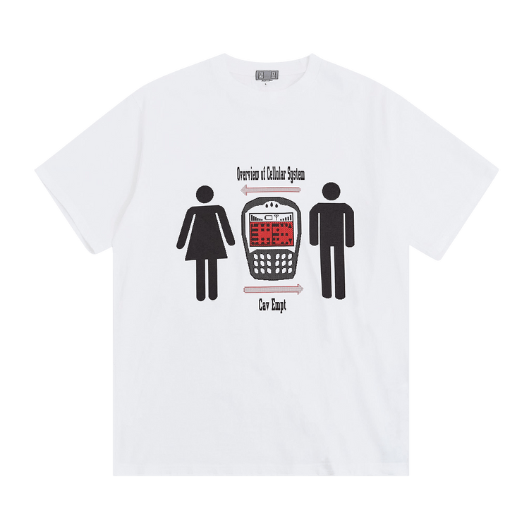 Cav Empt Cellular System T-Shirt "White"