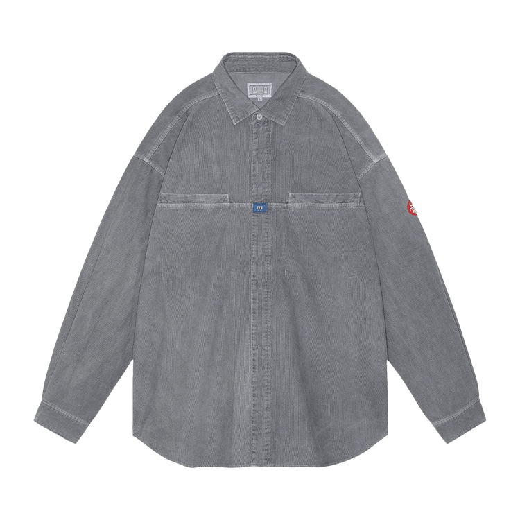 Cav Empt Overdye Cord Design Big Shirt "Grey"