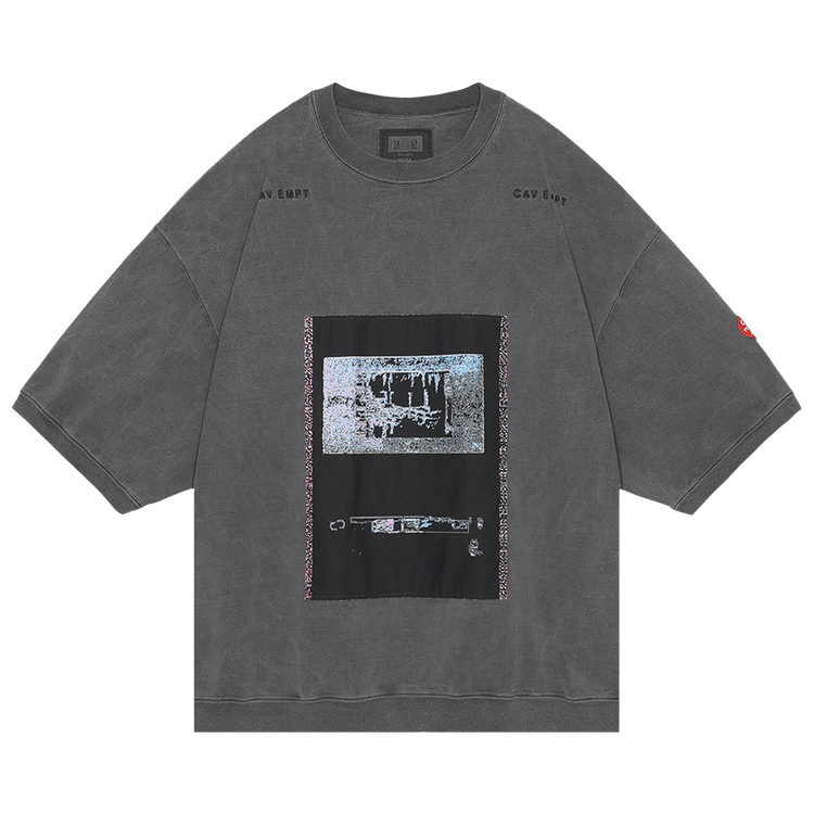 Cav Empt Overdye Frame6 Crewneck "Charcoal"