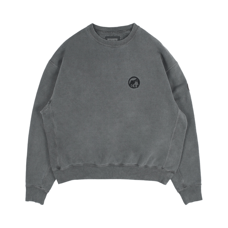 Cav Empt Overdye Pre Cog Crewneck "Charcoal"