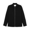 Jil Sander Zip-Up Shirt "Black"