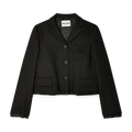 Miu Miu Pinstripe Suit Jacket "Black"