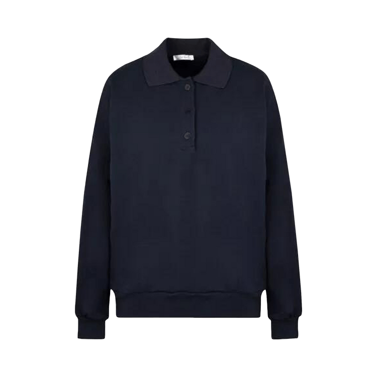 The Row Corzas Top "Dark Navy"