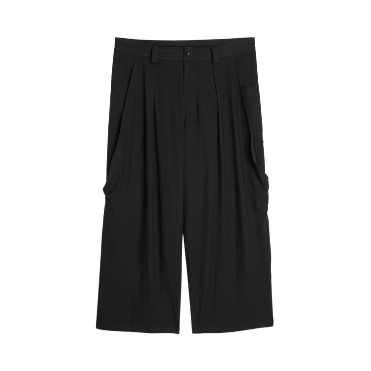 Y's O-Front Big Pocket Pant 'Black'