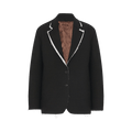 The Row Lysandre Jacket "Dark Brown Melange"