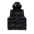 BAPE Line Camo Debossed Nylon Down Vest "Black"