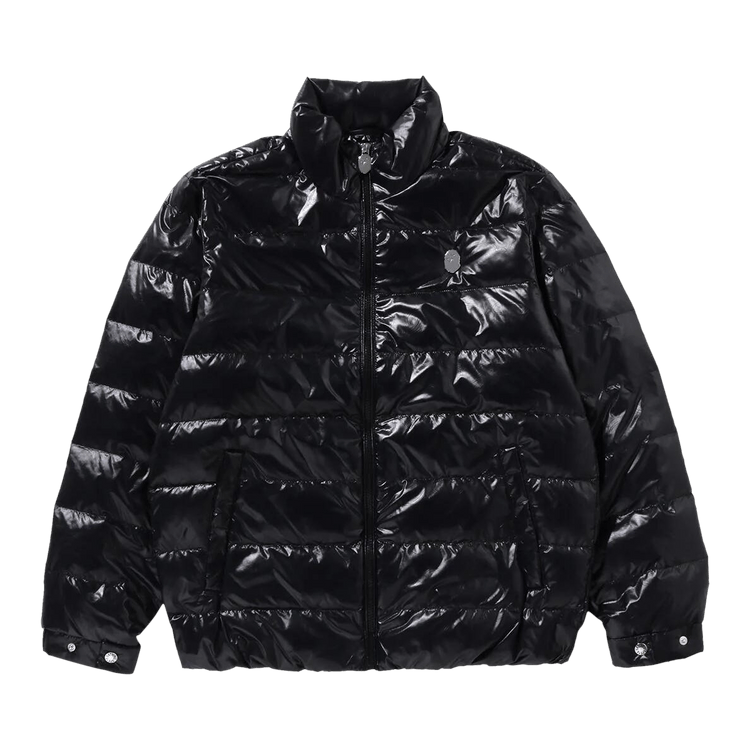 BAPE Line Camo Debossed Regular Fit Down Jacket "Black"