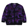 BAPE Color Camo Cardigan "Purple"